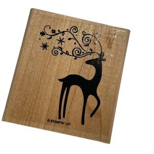 Stampin Up! Dasher Rubber Wood Stamp For Crafting & Scrapbooking